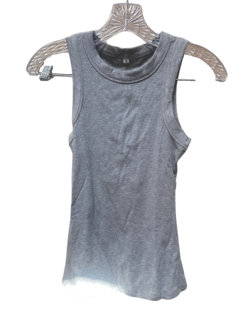 NEW Without Tags Grey Ribbed Tank Top - Misses Small